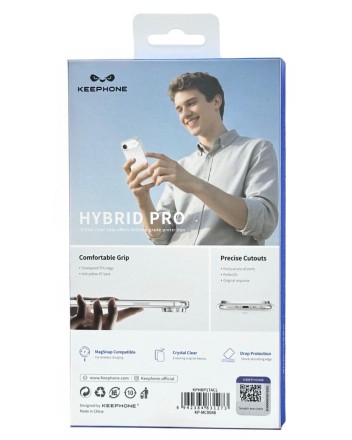 Накладка для i-Phone 17 Air Keephone Hybrid Pro MagSnap прозрачный