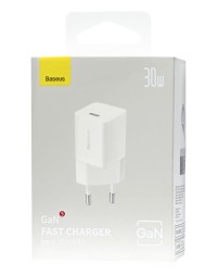 Сетевое зар. устр. Baseus GaN5 Fast Charger (mini) 1C 30W CCGN070502 белое