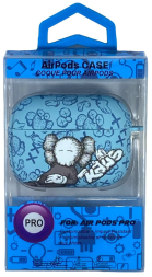 Силиконовый светящийся в темноте чехол для AirPods Pro Luxo Kaws рисунок №61