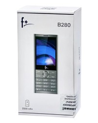 Мобильный телефон F+ B280 2.8"/240x320/2500mAh/2 SIM/MicroSD/ темно-серый