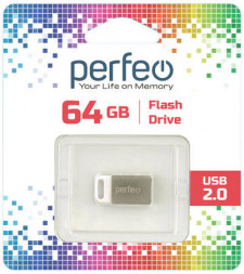 USB флеш накопитель Perfeo 64GB M05 металлический