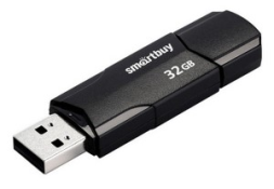 USB флеш накопитель Smartbuy 32GB Clue Black (SB32GBCLU-K)