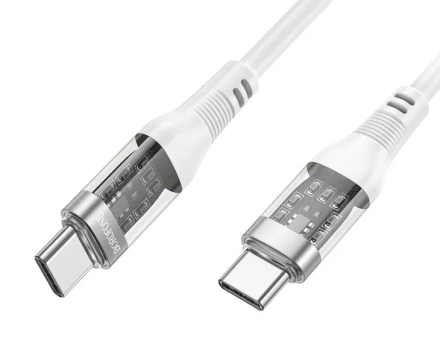  Usb Кабель-зарядка Type-C на Type-C Borofone BU37 3A 60W 1.2м белый