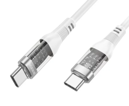 Usb Кабель-зарядка Type-C на Type-C Borofone BU37 3A 60W 1.2м белый