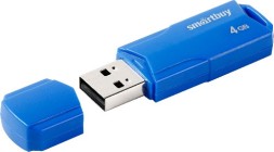 USB флеш накопитель SmartBuy 4GB Clue Blue (SB4GBCLU-BU)