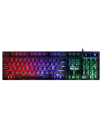  Клавиатура проводная Smartbuy Rush Nucleus USB/104+12 клавиш/Подсветка Rainbow, (SBK-320G-K) черная