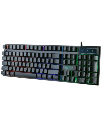  Клавиатура проводная Smartbuy Rush Nucleus USB/104+12 клавиш/Подсветка Rainbow, (SBK-320G-K) черная