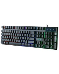 Клавиатура проводная Smartbuy Rush Nucleus USB/104+12 клавиш/Подсветка Rainbow, (SBK-320G-K) черная 