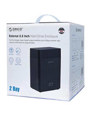  Док-станция для 2 HDD Orico DS200C3 5Gbps USB-C черная