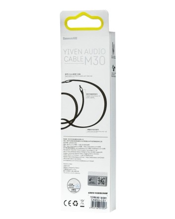  Аудиокабель AUX 3.5mm Baseus M30 150см (CAM30-CS1) черный