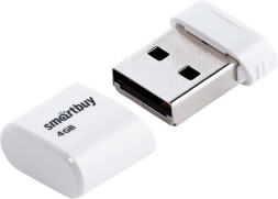 USB флеш накопитель Smartbuy 4GB Lara (SB4GBLara-W) белый