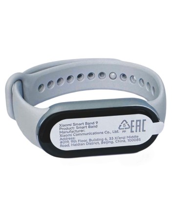  Фитнес-браслет Xiaomi Mi Band 9 серебристый глобальный версия