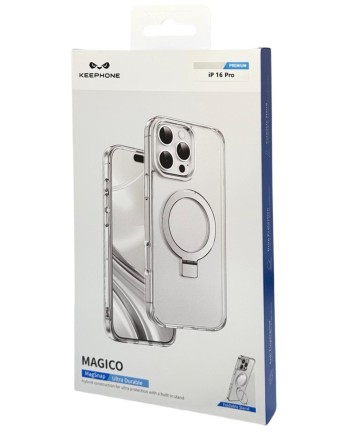  Накладка для i-Phone 16 Pro Keephone Magico MagSnap прозрачный