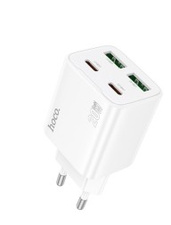 Сетевое зар. устр. Hoco N55 2USB/2С 20W белое