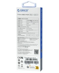 USB-С хаб Orico PW7U-U3-015 USB3.0x7 черный