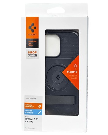  Накладка для i-Phone 16 Pro Max 6.9 Spigen Slim Armor MagSafe (ACS08034) черный