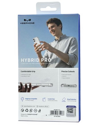  Накладка для i-Phone 17 Keephone Hybrid Pro MagSnap прозрачный