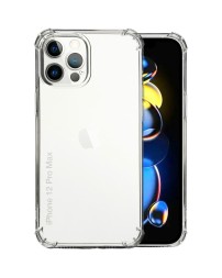Чехол-накладка силикон i-Phone 12 Pro Max прозрачный 1.5мм тех.пак