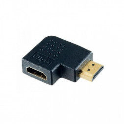 Переходник HDMI (мама)-HDMI (папа) Perfeo (A7011) угловой горизонтальный