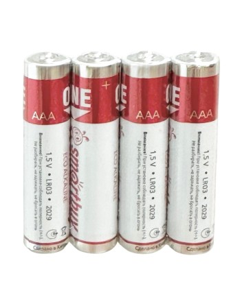  Батарейка алкалиновая Smartbuy ONE LR03/4B (48/480) SOBA-3A04B-Eco