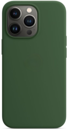 Чехол-накладка  i-Phone 13 Pro Silicone icase  №49 тёмно-зеленая