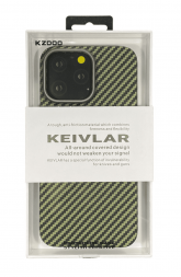 Накладка для i-Phone 13 Pro K-Doo Kevlar пластик зелёная