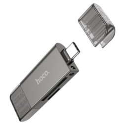 Картридер Hoco HB39 2TB 5Gbps USB3.0\T-C чёрный