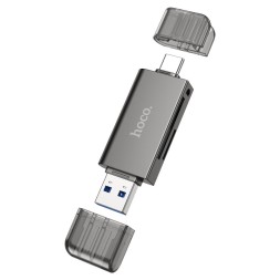 Картридер Hoco HB39 2TB 5Gbps USB3.0\T-C чёрный