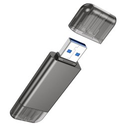 Картридер Hoco HB39 2TB 5Gbps USB3.0\T-C чёрный