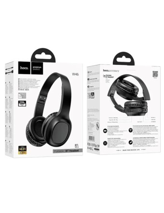  Стереонаушники Bluetooth полноразмерные Hoco W46 BT5.3/200mAh/7ч черные