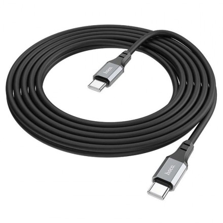  Usb Кабель-зарядка Type-C на Type-C Hoco X92 3A 60W 3м чёрный