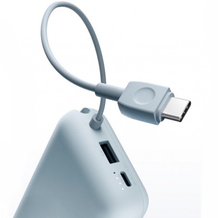  Powerbank Xiaomi Mi Power Bank Pocket 10000mAh с кабелем Type-C P15ZM синий