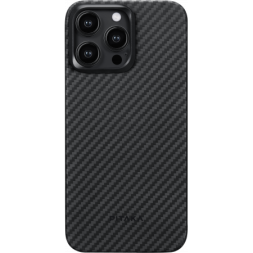 Накладка для i-Phone 15 Pro 6.1&quot; Pitaka Magez Case 4 Aramid Fiber 1500D черно-серый