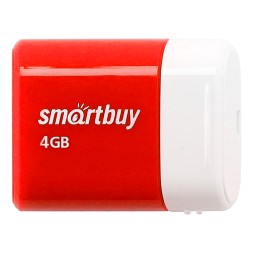 USB флеш накопитель Smartbuy 4GB Lara (SB4GBLara-R) красный