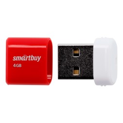 USB флеш накопитель Smartbuy 4GB Lara (SB4GBLara-R) красный