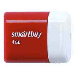 USB флеш накопитель Smartbuy 4GB Lara (SB4GBLara-R) красный