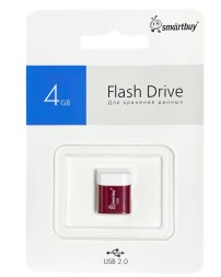 USB флеш накопитель Smartbuy 4GB Lara (SB4GBLara-R) красный