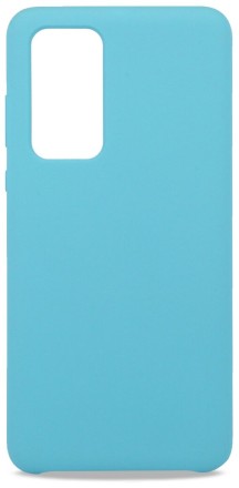  Накладка для Huawei P40 Silicone cover голубая