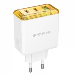 Сетевое зар. устр. Borofone BAS34A 2C/1USB 65W белое