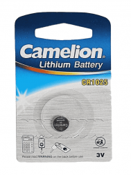 Литиевый элемент питания Camelion CR1025/1BL  Lithium