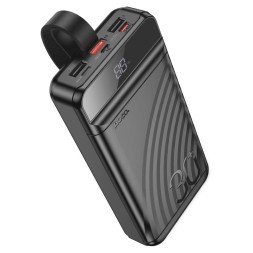 Powerbank Hoco J123B Element 30000mAh 3USB/1C/Micro черный