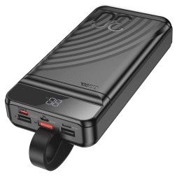 Powerbank Hoco J123B Element 30000mAh 3USB/1C/Micro черный