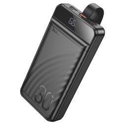 Powerbank Hoco J123B Element 30000mAh 3USB/1C/Micro черный