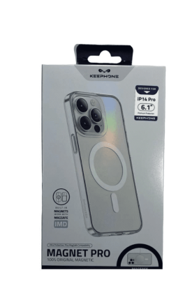  Накладка для i-Phone 14 Pro Keephone Magsafe прозрачный