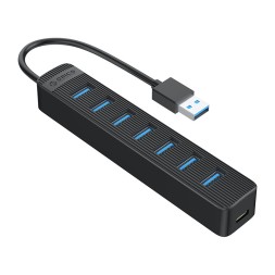 USB3.0 хаб Orico TWU3-7AB USB3.0x7 черный