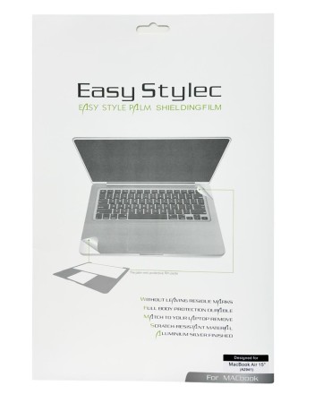  Защитная пленка на топкейс для MacBook Air 15&quot; (A2941) серебристая