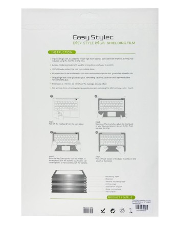  Защитная пленка на топкейс для MacBook Air 15&quot; (A2941) серебристая