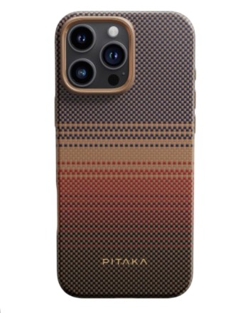  Накладка для i-Phone 16 Pro 6.3&quot; Pitaka Military-Grade Protective Case (Sunset)