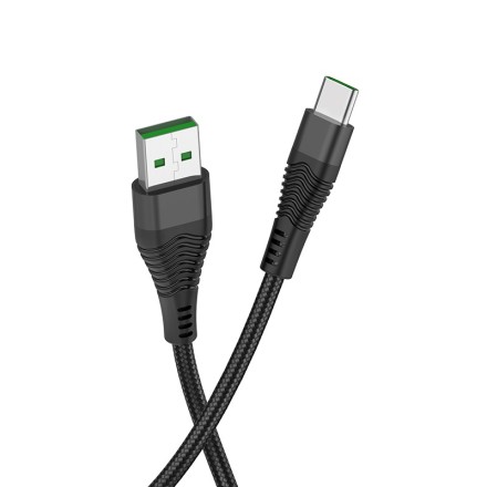  Usb Кабель-зарядка Type-C Hoco U53 5A 1.2м черный