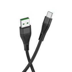 Usb Кабель-зарядка Type-C Hoco U53 5A 1.2м черный